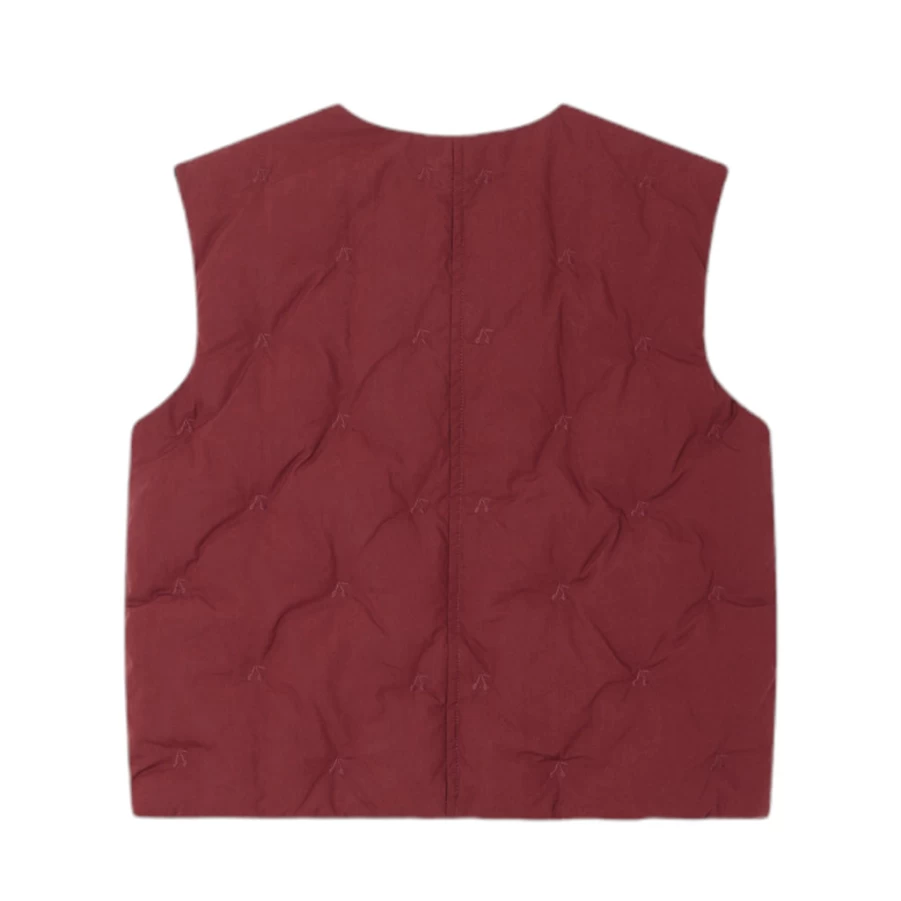 "KIDS21 Burgundy Quilted Gilet for Kids – Warm & Stylish Winter Vest"