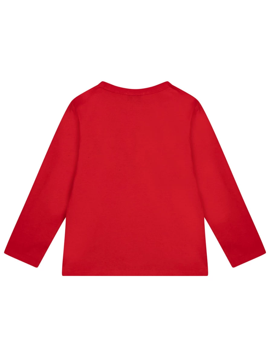 "KIDS21 Red Logo Graphic T-Shirt for Kids - Comfortable Cotton Tee"