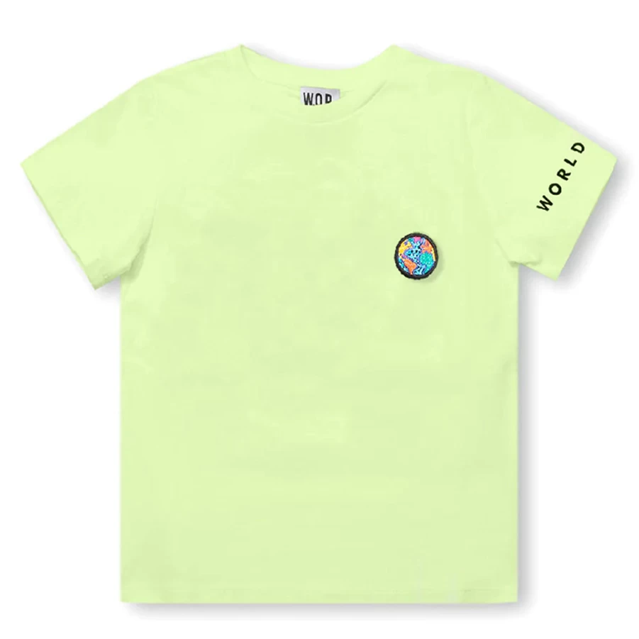 KIDS21 Green Logo Globe Graphic T-Shirt for Kids and Adults