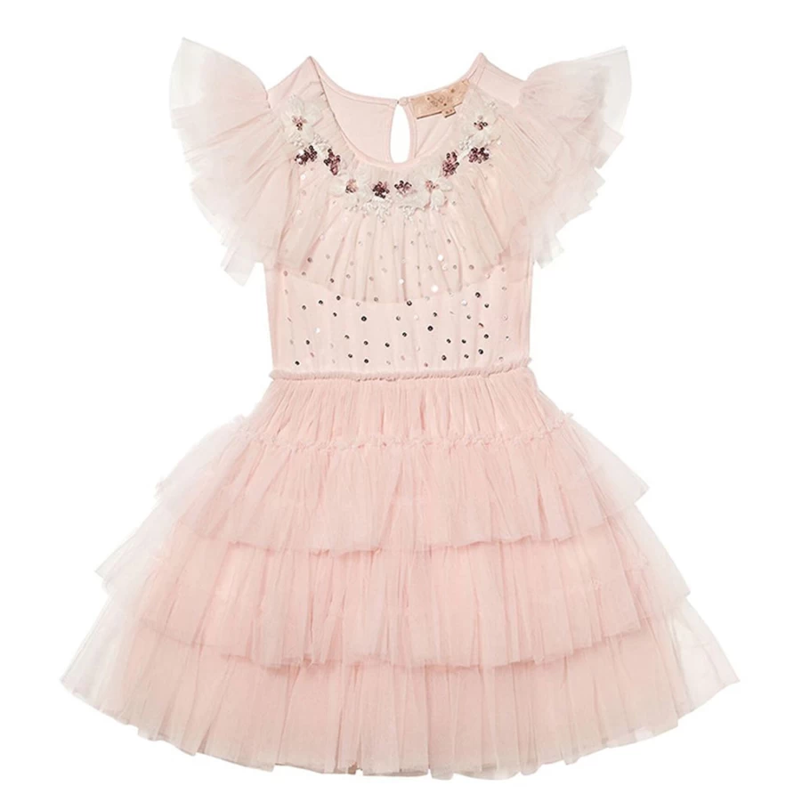 KIDS21 Girls Pink Tutu Dress - Divine Ballet Skirt for Kids Princess Party