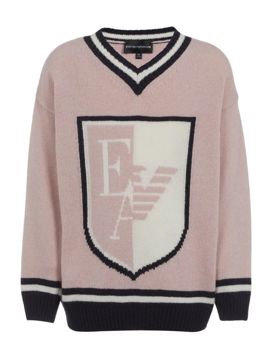 KIDS21 Pink Ogo Sweater for Kids - Soft & Comfortable Girls' Pullover