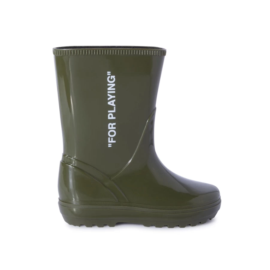KIDS21 Khaki Rubber Boots for Kids - Durable Playtime Footwear