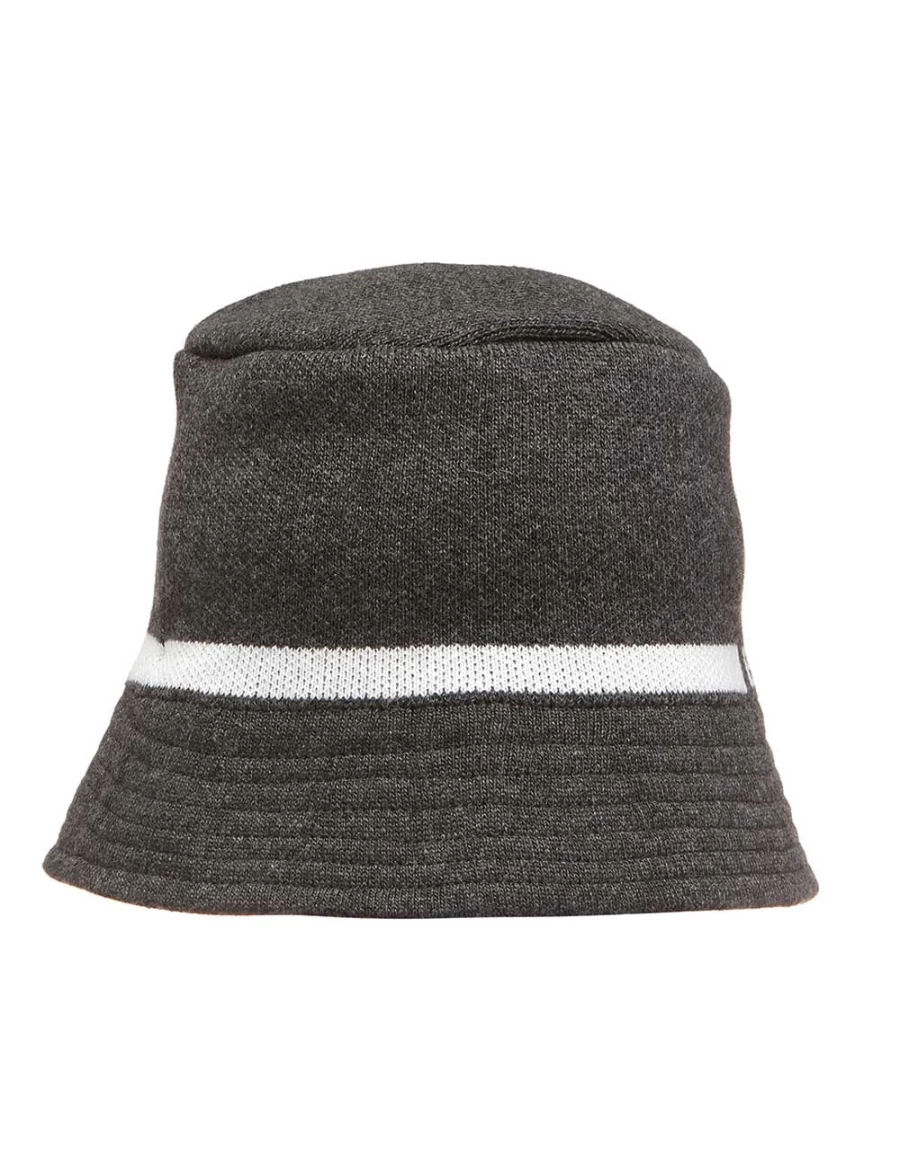 KIDS21 Grey Logo Bucket Hat for Men and Women - Adjustable Cotton Unisex Sun Hat