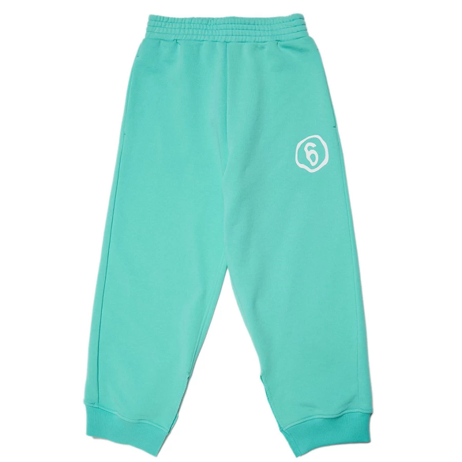 KIDS21 Green Logo Sweatpants for Kids - Comfortable Casual Joggers