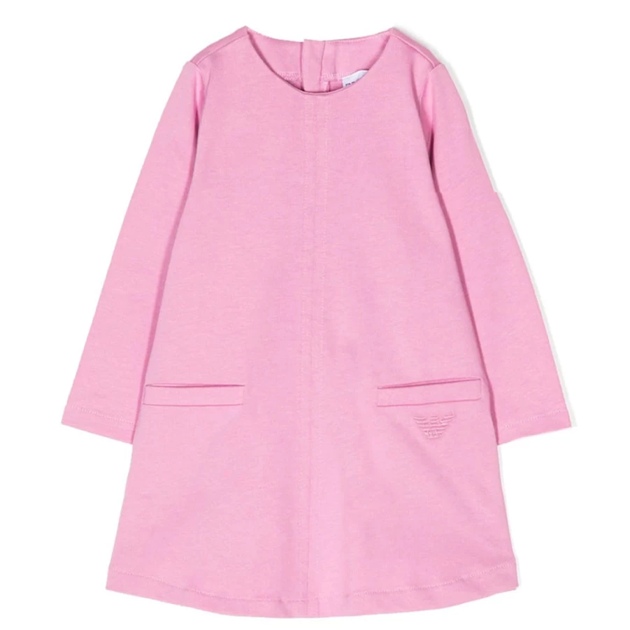"KIDS21 Pink Puffed Sleeve Dress for Girls - Flowy Ruffle Summer Dress"