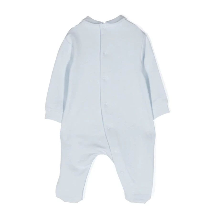 "KIDS21 Light Blue Bear Romper - Adorable Baby Animal Onesie"