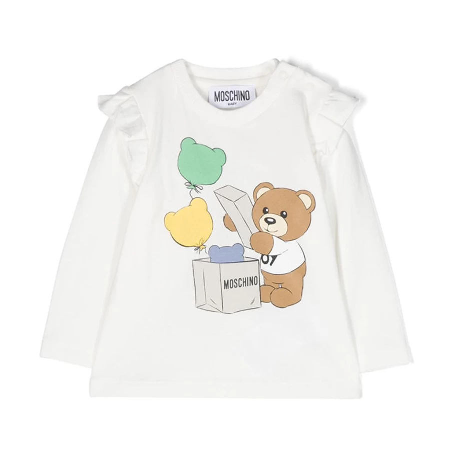 KIDS21 Ivory Kids Toy Bear Graphic Print T-Shirt for Boys and Girls