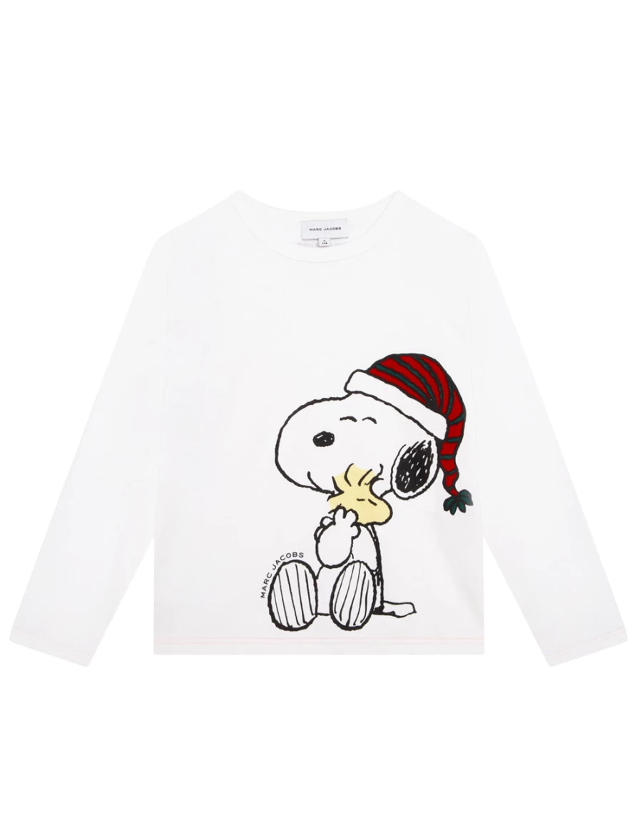 KIDS21 White Peanuts Holiday Graphic T-Shirt for Kids