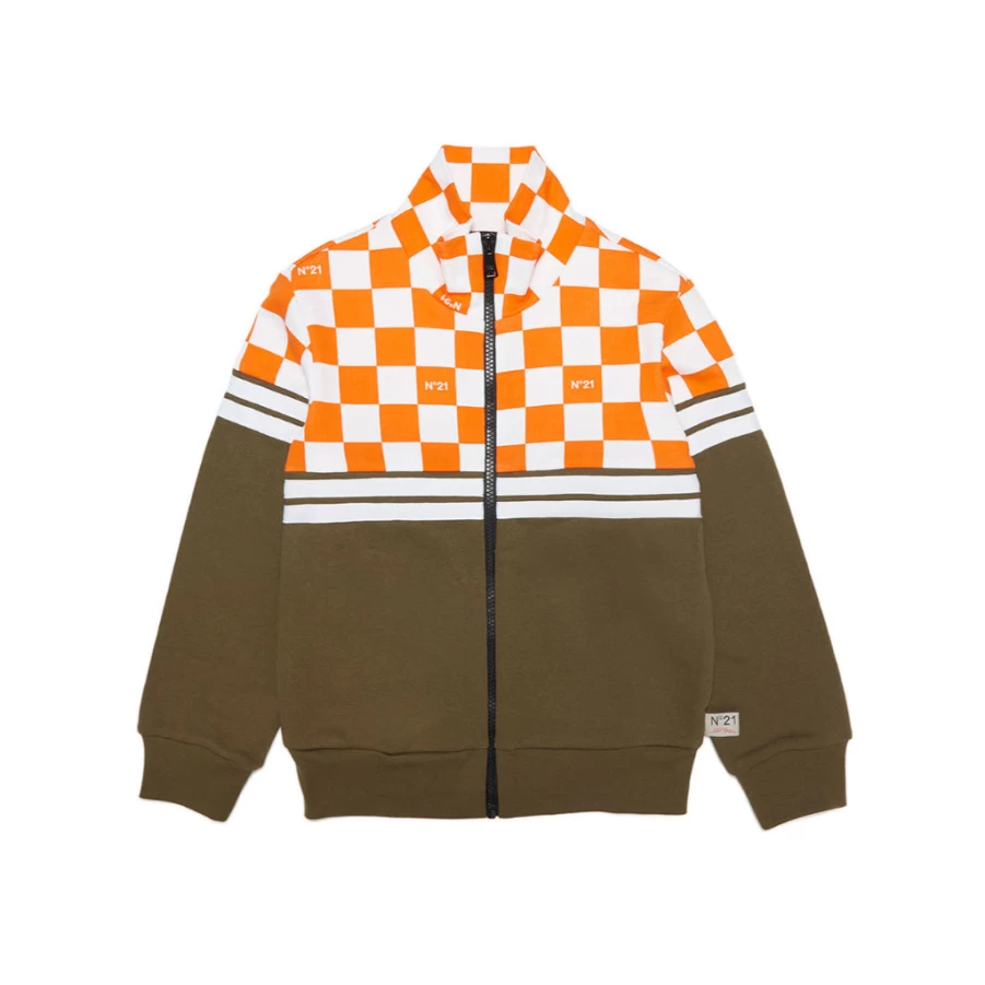 "KIDS21 Multi-Colored Checkered Jacket for Kids - Stylish & Comfortable"