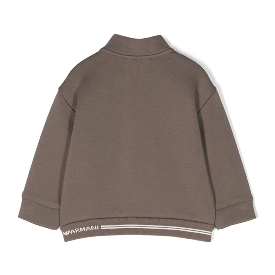 KIDS21 Kids Logo Sweatshirt - Comfortable Khaki Pullover for Boys and Girls