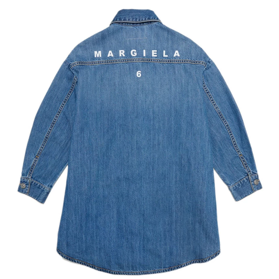 KIDS21 Indigo Denim Shirt Dress for Kids - Stylish & Comfortable Casual Wear