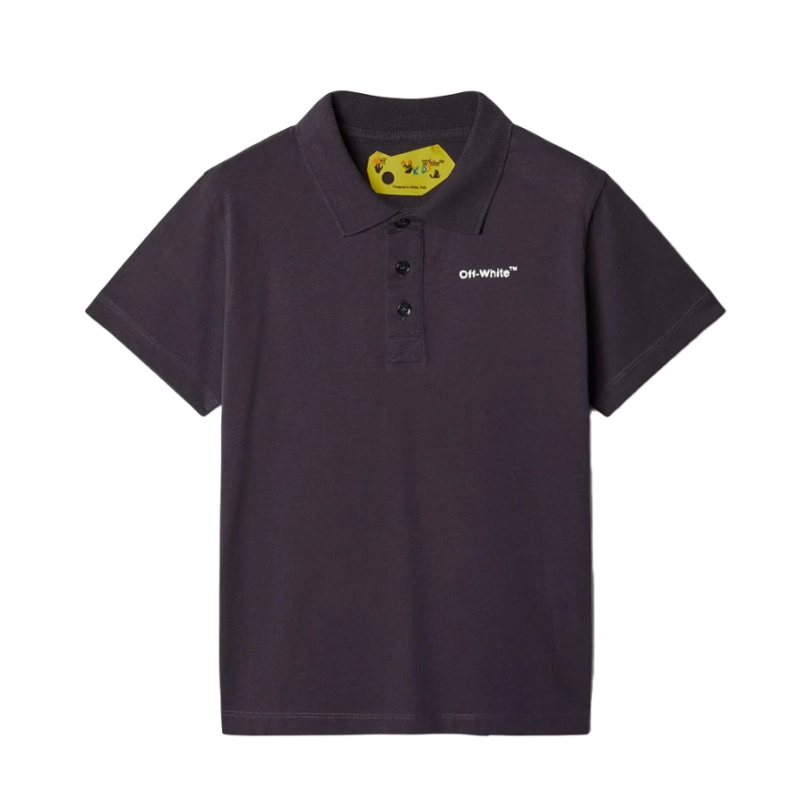 KIDS21 Navy Blue Logo Polo Shirt for Men - Classic Embroidered Casual Tee