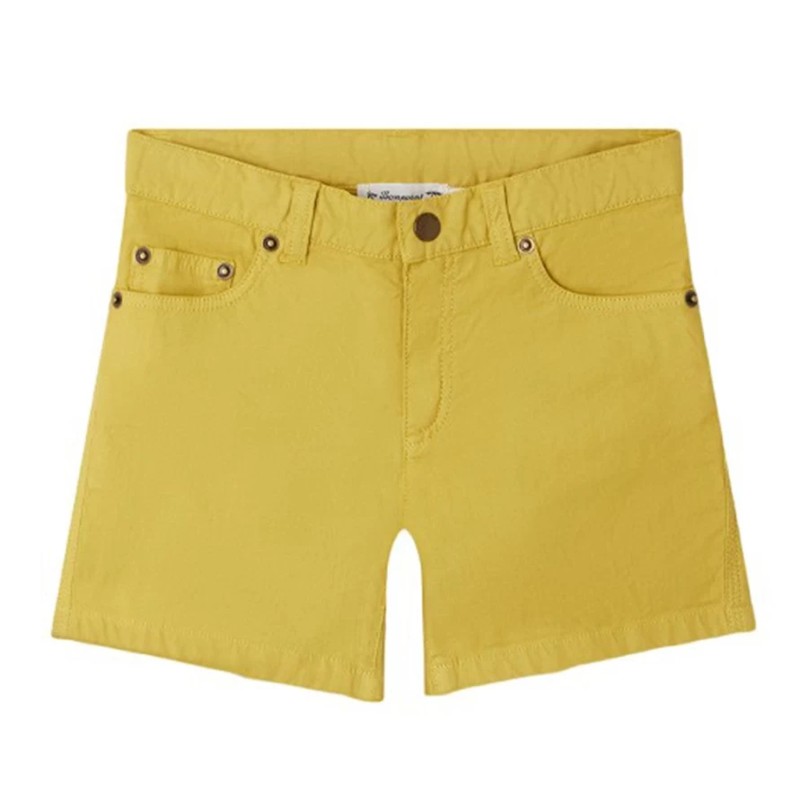 KIDS21 Corey Yellow Shorts for Kids - Comfortable & Stylish Summer Shorts
