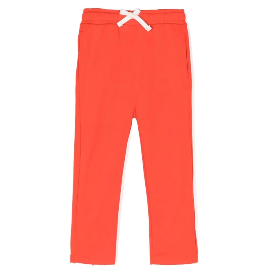 KIDS21 Red Organic Cotton Jersey Sweatpants for Kids