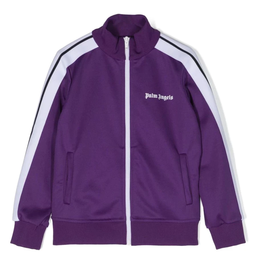 KIDS21 Purple Palm Angels Track Jacket for Kids - Stylish Athletic Wear