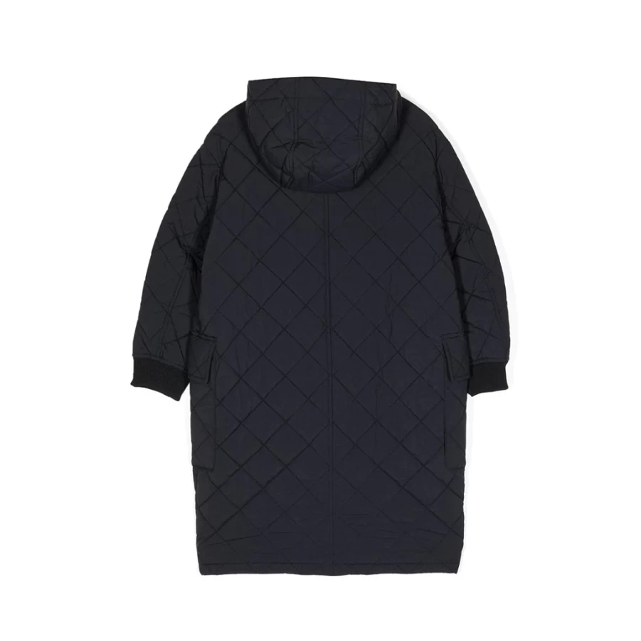 KIDS21 Navy Padded Trench Coat for Kids - Warm Winter Waterproof Outerwear
