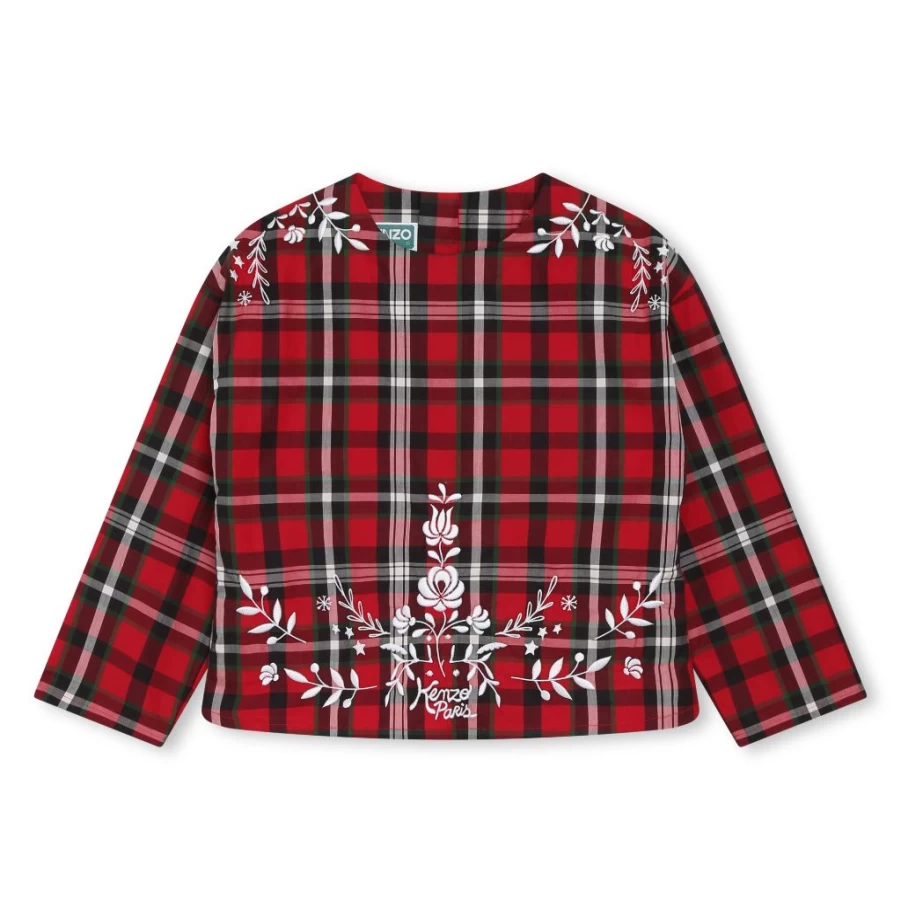 "KIDS21 Red Blouse for Kids - Stylish and Comfortable Top for Girls & Boys"