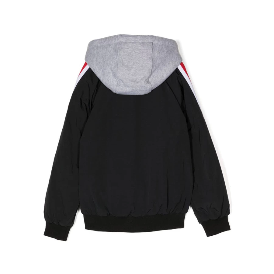 KIDS21 Black Padded Jacket for Kids - Warm Winter Coat for Boys & Girls