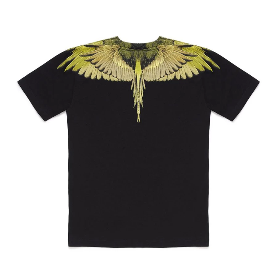KIDS21 Black Icon Wings Graphic T-Shirt for Kids - Stylish & Comfortable Cotton Tee
