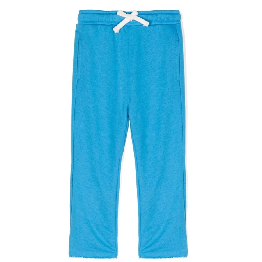 KIDS21 Kids Blue Organic Cotton Jersey Sweatpants - Soft Comfortable Casual Pants