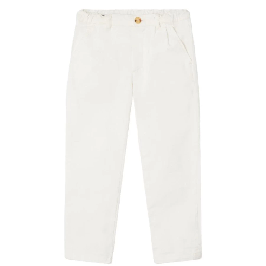 KIDS21 Stephen White Trousers for Kids - Comfortable and Stylish