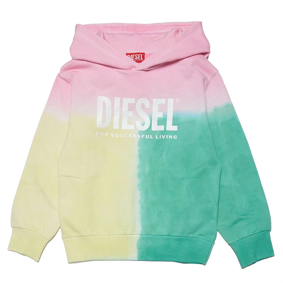 KIDS21 Multi-Colored Tie Dye Hoodie for Kids - Stylish & Comfortable Pullover