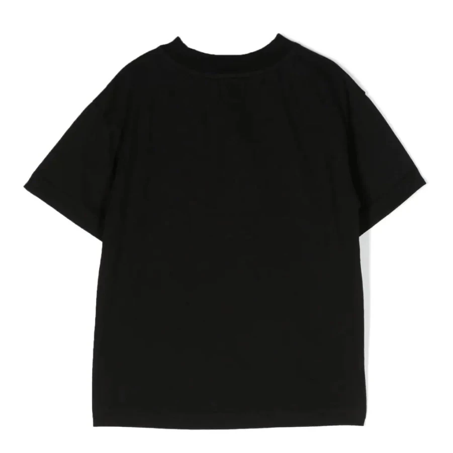 KIDS21 Pop Pa Bear Short Sleeve T-Shirt for Kids - Black Casual Tee