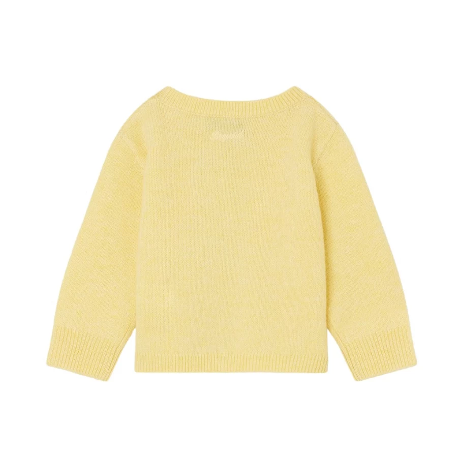 KIDS21 Yellow Tahiel Cardigan for Kids - Soft & Stylish Knit Sweater