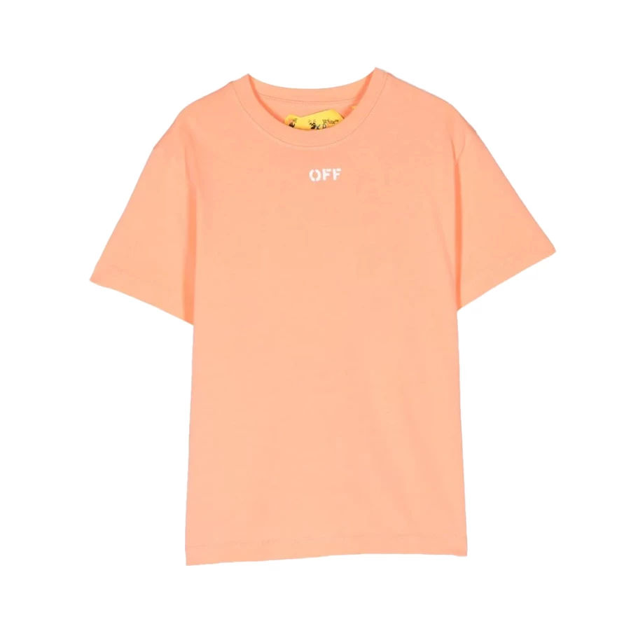 KIDS21 Orange Logo T-Shirt for Kids - Comfortable Cotton Tee with Branded Design