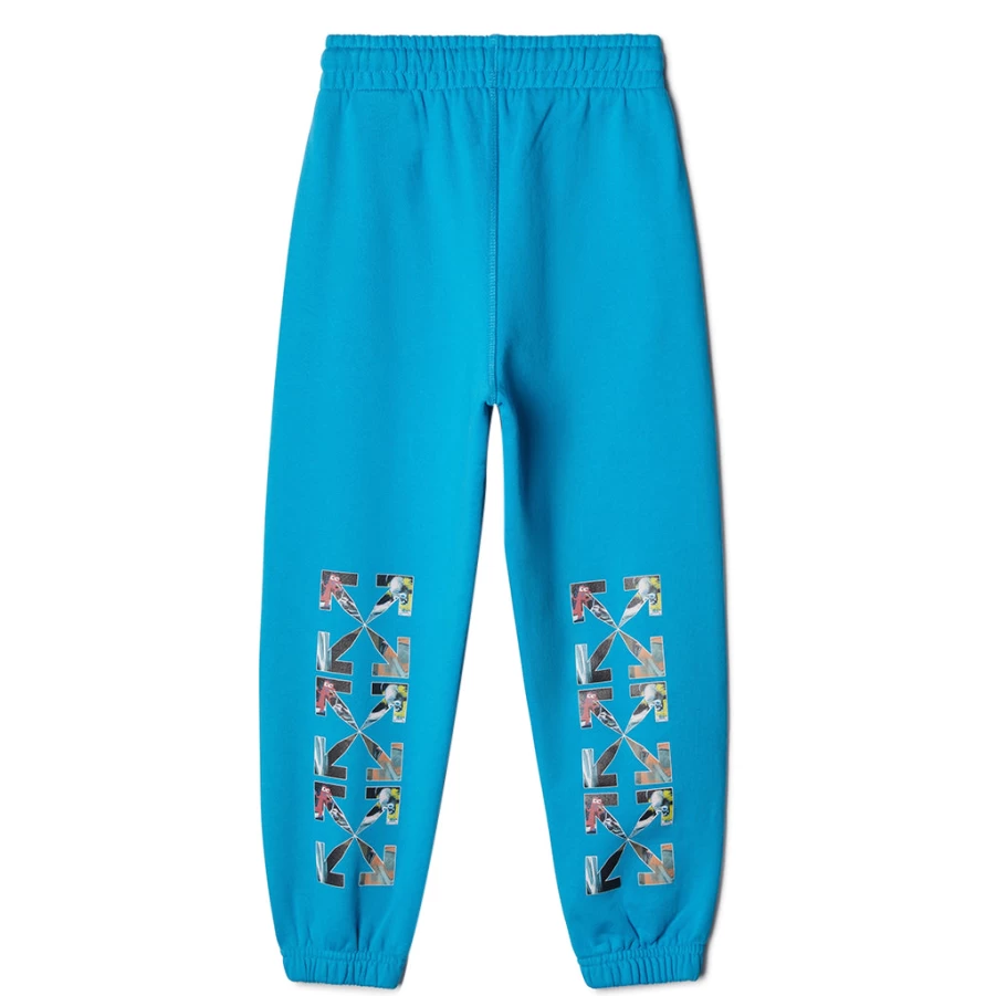 KIDS21 Blue Logo Sweatpants for Kids - Comfortable Casual Joggers