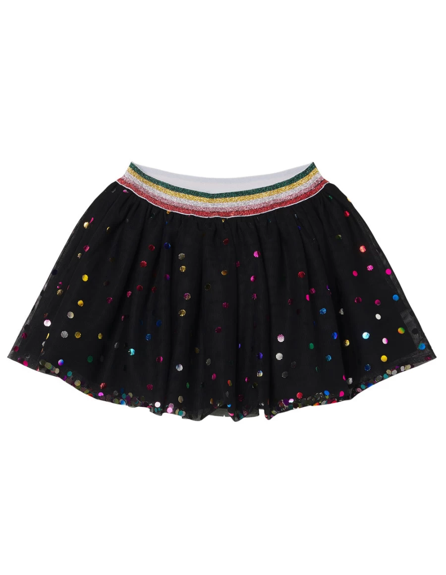 "KIDS21 Black Tulle Skirt for Girls - Elegant Ballet Tutu Skirt for Kids"