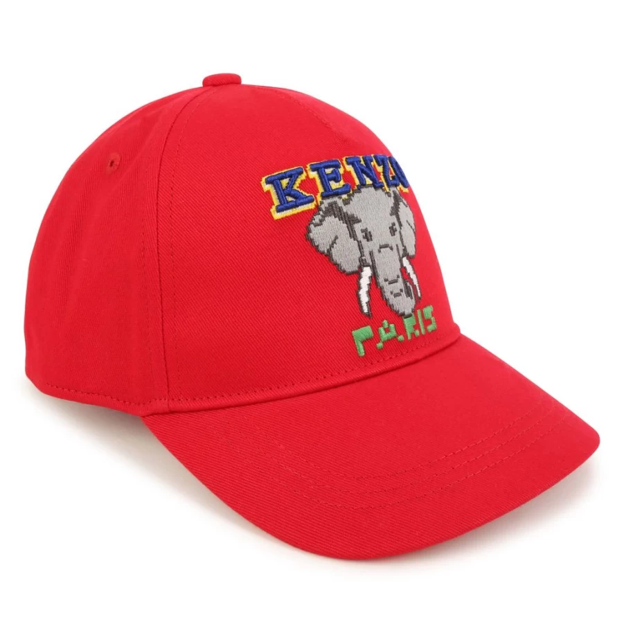 KIDS21 Red Elephant Logo Cap for Kids - Stylish & Comfortable Baseball Hat