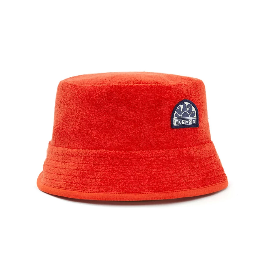 KIDS21 Red Bucket Hat for Kids - X Sundek Style Sun Protection