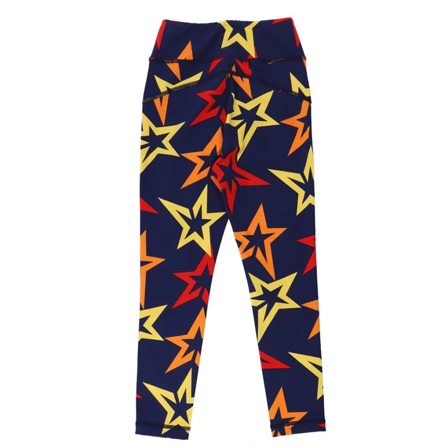 KIDS21 Multi-Colored Starlight Leggings for Kids - Vibrant & Comfortable