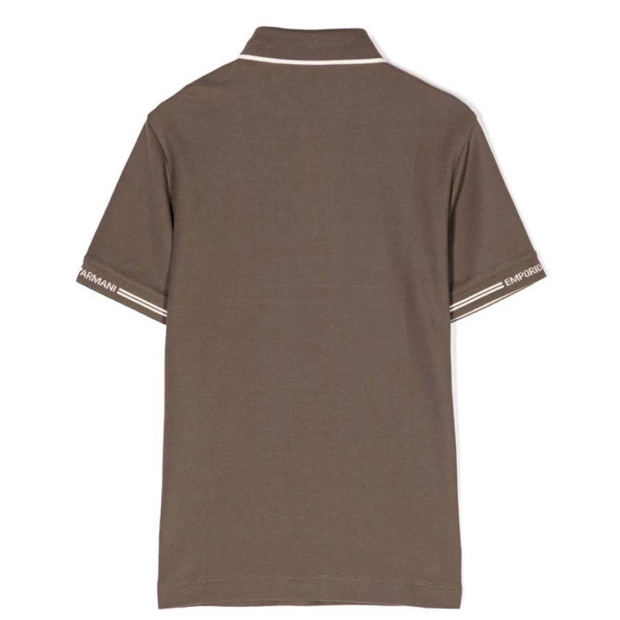 "KIDS21 Men's Classic Polo Shirt in Khaki – Comfortable Casual Knit Top"