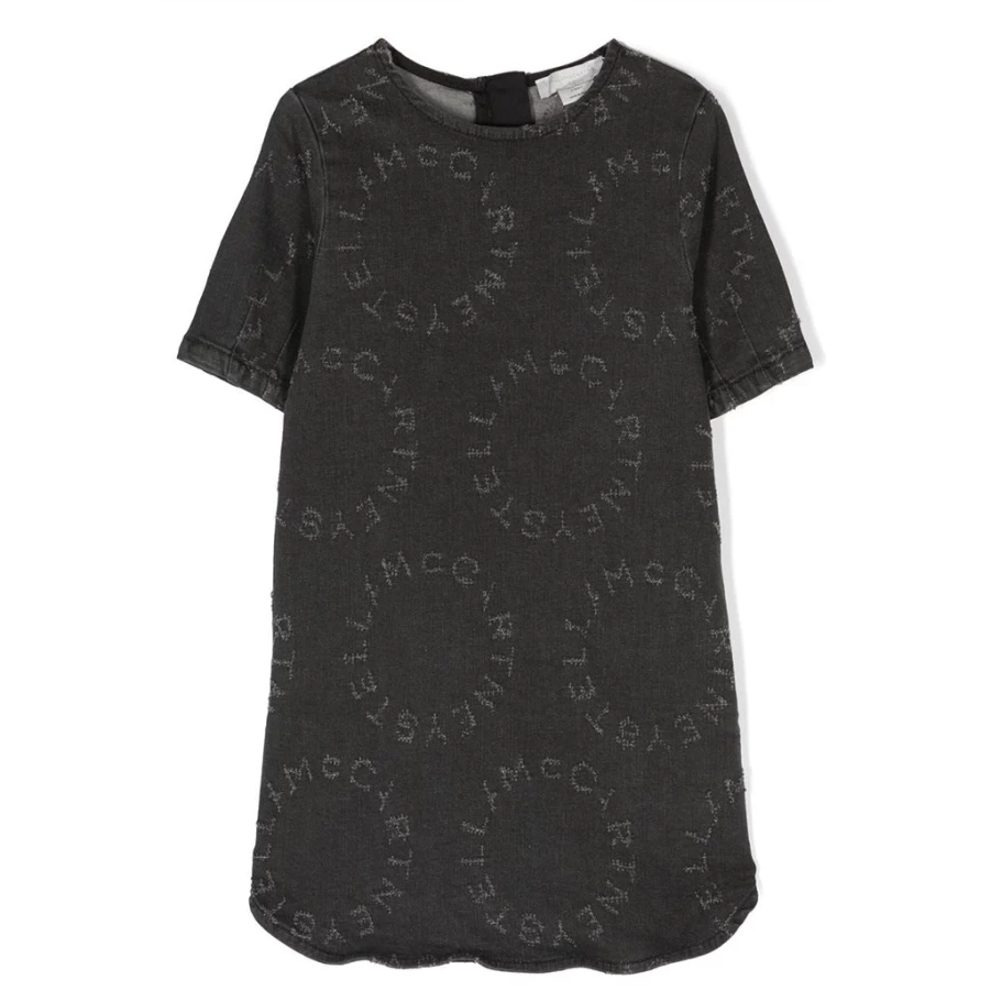 KIDS21 Black Denim Dress for Kids - Stylish and Comfortable Outfit
