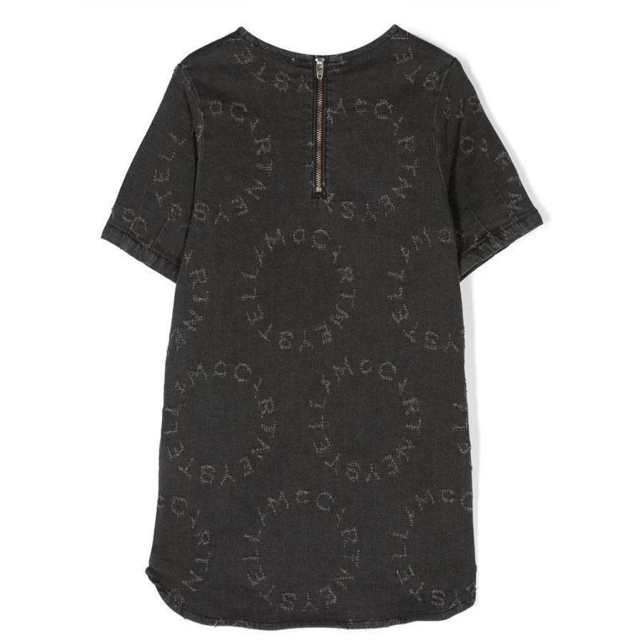 KIDS21 Black Denim Dress for Kids - Stylish and Comfortable Outfit