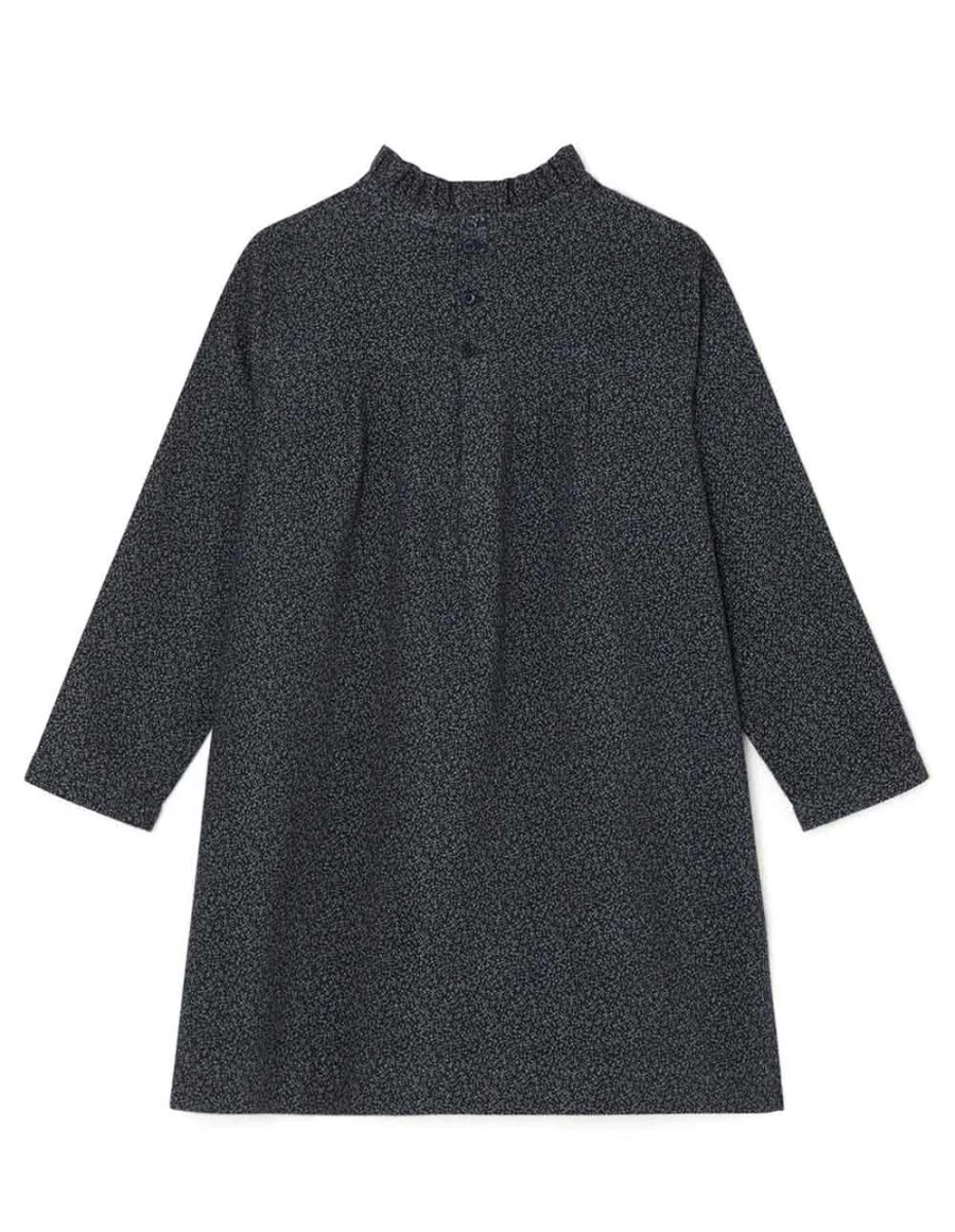 KIDS21 Grey Juline Cotton Dress for Kids - Soft and Comfortable Everyday Wear