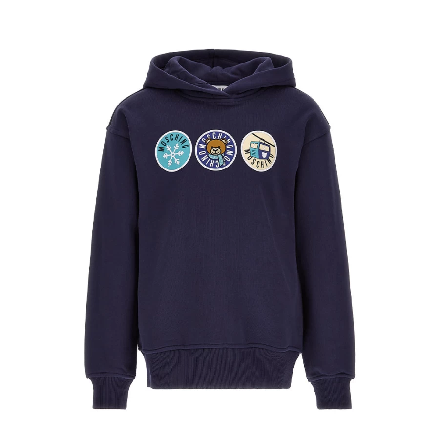 "KIDS21 Blue Hooded Sweatshirt for Kids - Soft & Comfortable Pullover"