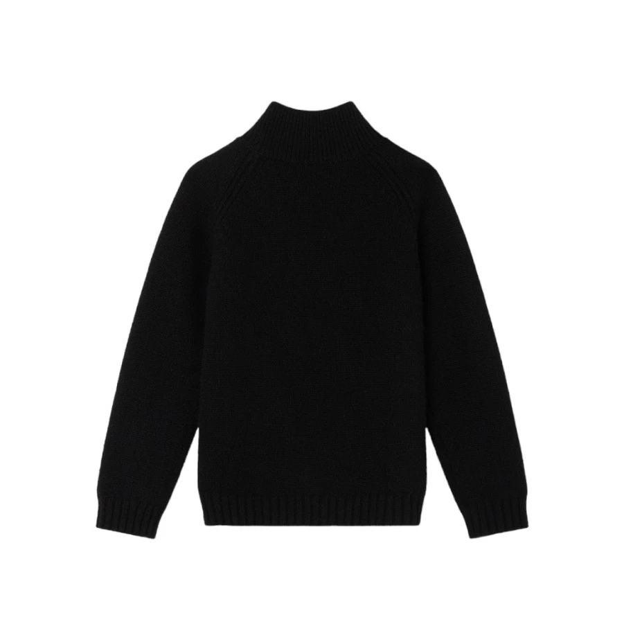 KIDS21 Black Tyoto Pullover Hoodie for Kids - Warm & Comfortable Fleece Sweatshirt