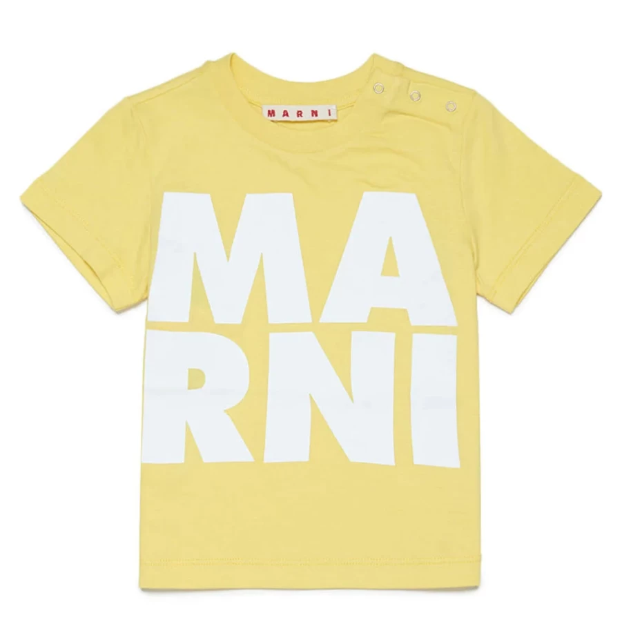 KIDS21 Kids Yellow Logo T-Shirt - New Design Casual Comfortable Tee for Children