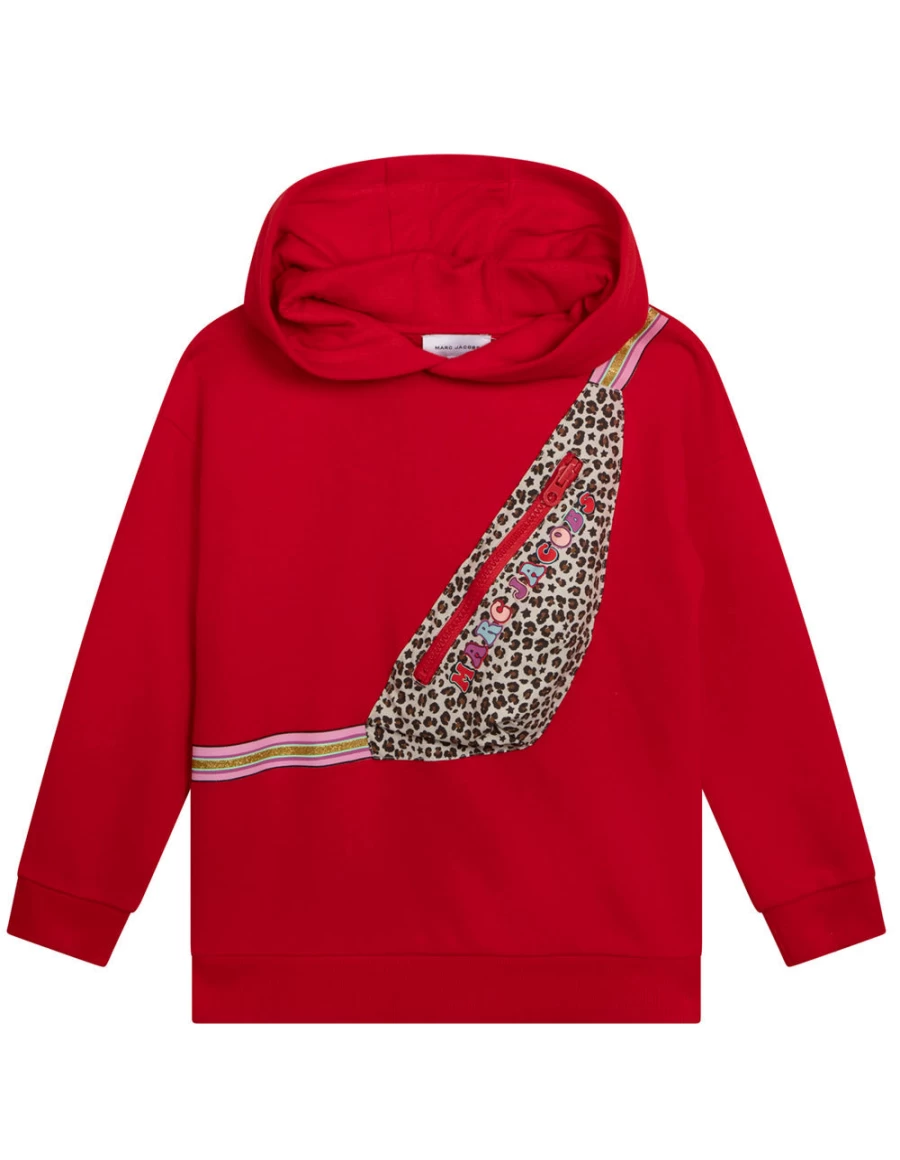 KIDS21 Red Zip Pocket Hoodie for Kids - Comfortable & Stylish Pullover Jacket