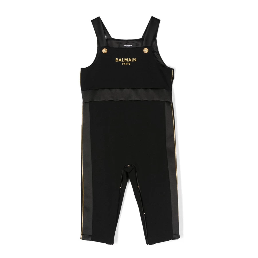 KIDS21 Black Logo Jumpsuit for Kids - Stylish & Comfortable One-Piece Outfit