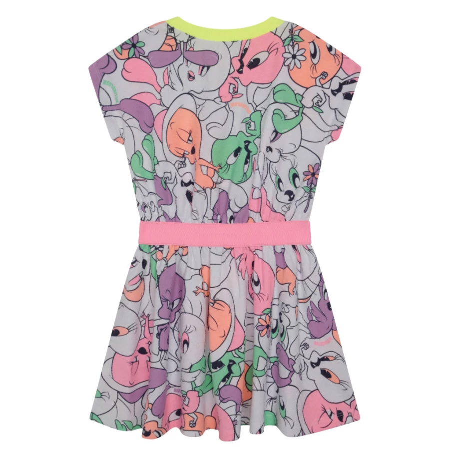 KIDS21 Looney Tunes X Billieblush Multi-Colored Kids Short Sleeve Dress