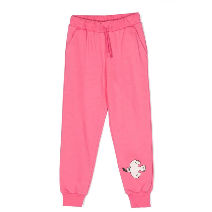 KIDS21 Pink Wrangler Peace Dove Sweatpants for Kids - Soft Comfortable Joggers