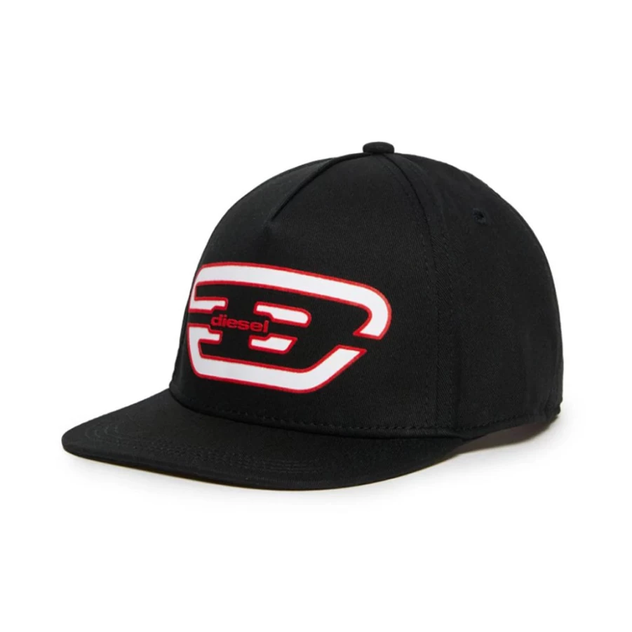 KIDS21 Black Cotton Cap with Embroidered Logo for Stylish Comfort