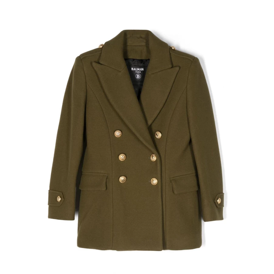 "KIDS21 Green Coat for Kids – Stylish and Comfortable Outerwear"