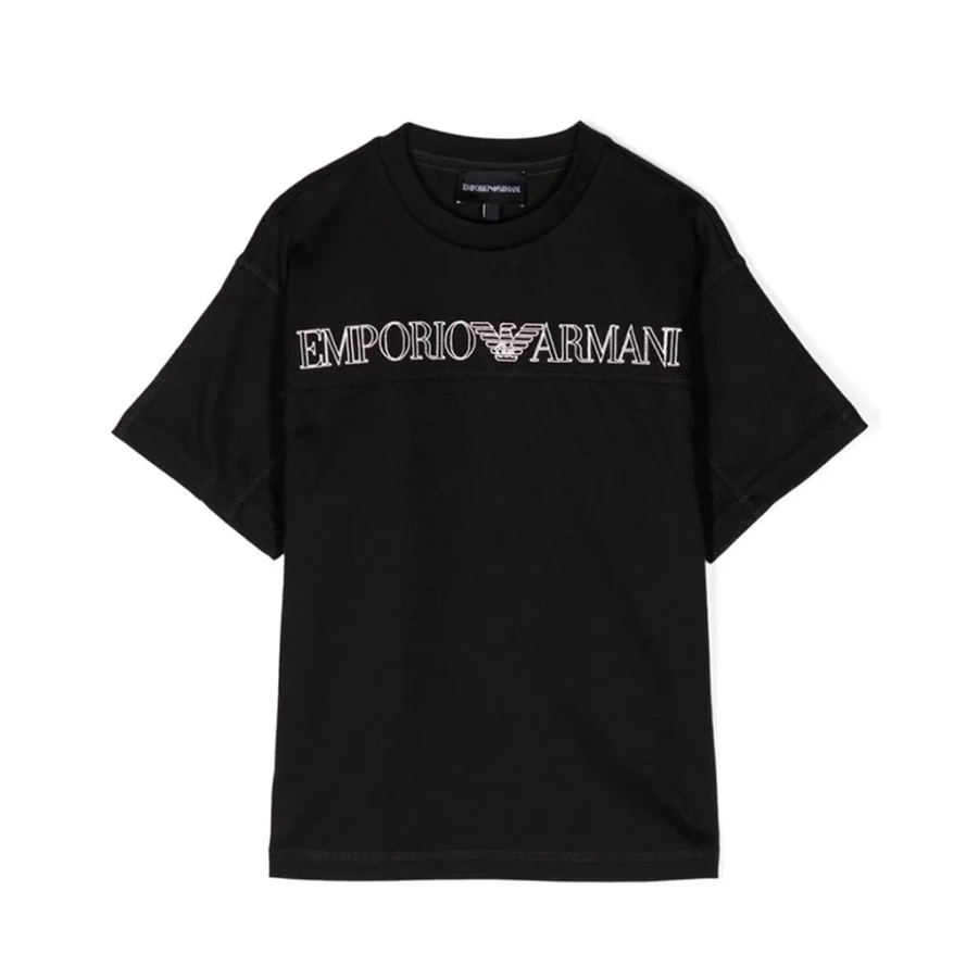 KIDS21 Black Short Sleeve T-Shirt for Kids - Comfortable Cotton Tee