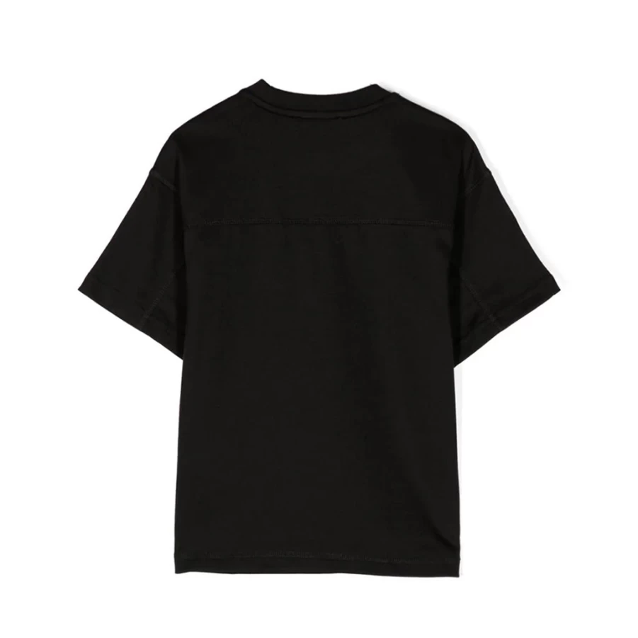 KIDS21 Black Short Sleeve T-Shirt for Kids - Comfortable Cotton Tee