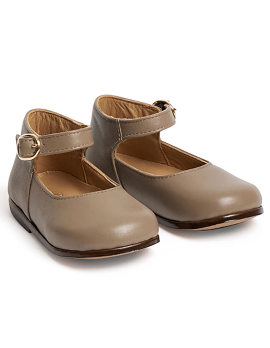 KIDS21 Brown Leather First Steps Shoes for Toddlers – Soft & Comfortable Walking Shoes